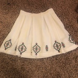 Embroidered skirt